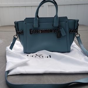 Coach handbag - beautiful marine blue